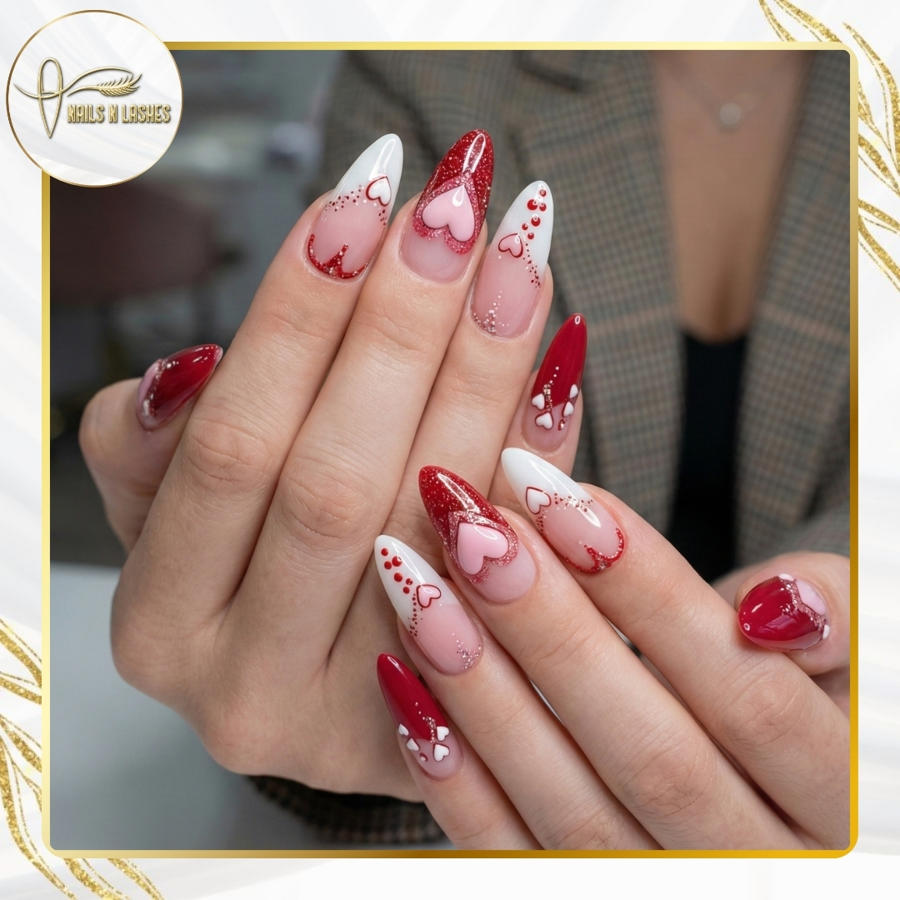 Valentine nail collection